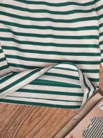 بلوز نخی پسرانه راه راه سفید سبز - Image 3
