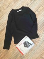 بلوز دورس توکرکی مشکی ساده و شیک اسمارا