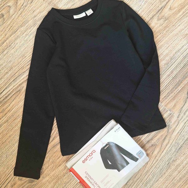 بلوز دورس توکرکی مشکی ساده و شیک اسمارا